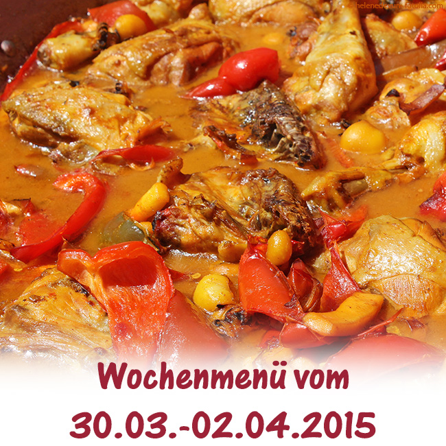 Der Speiseplan für die 14. KW 2015 (30.03.-02.04.) - Brühlkantine Chemnitz